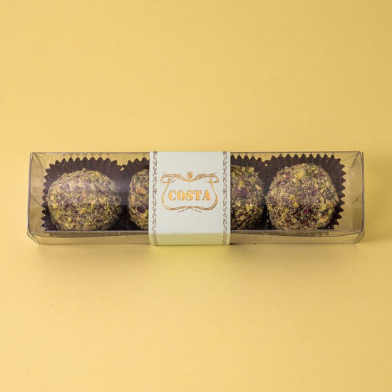 Immagine di Tartufini al cioccolato e pistacchio