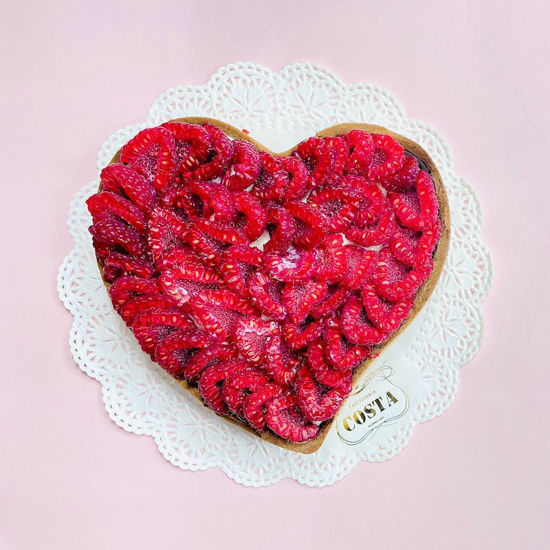 Immagine di Crostata Chantilly e Lamponi San Valentino