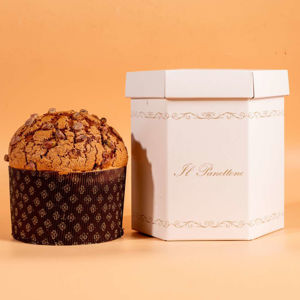 Immagine di Panettone al pistacchio e caramello salato